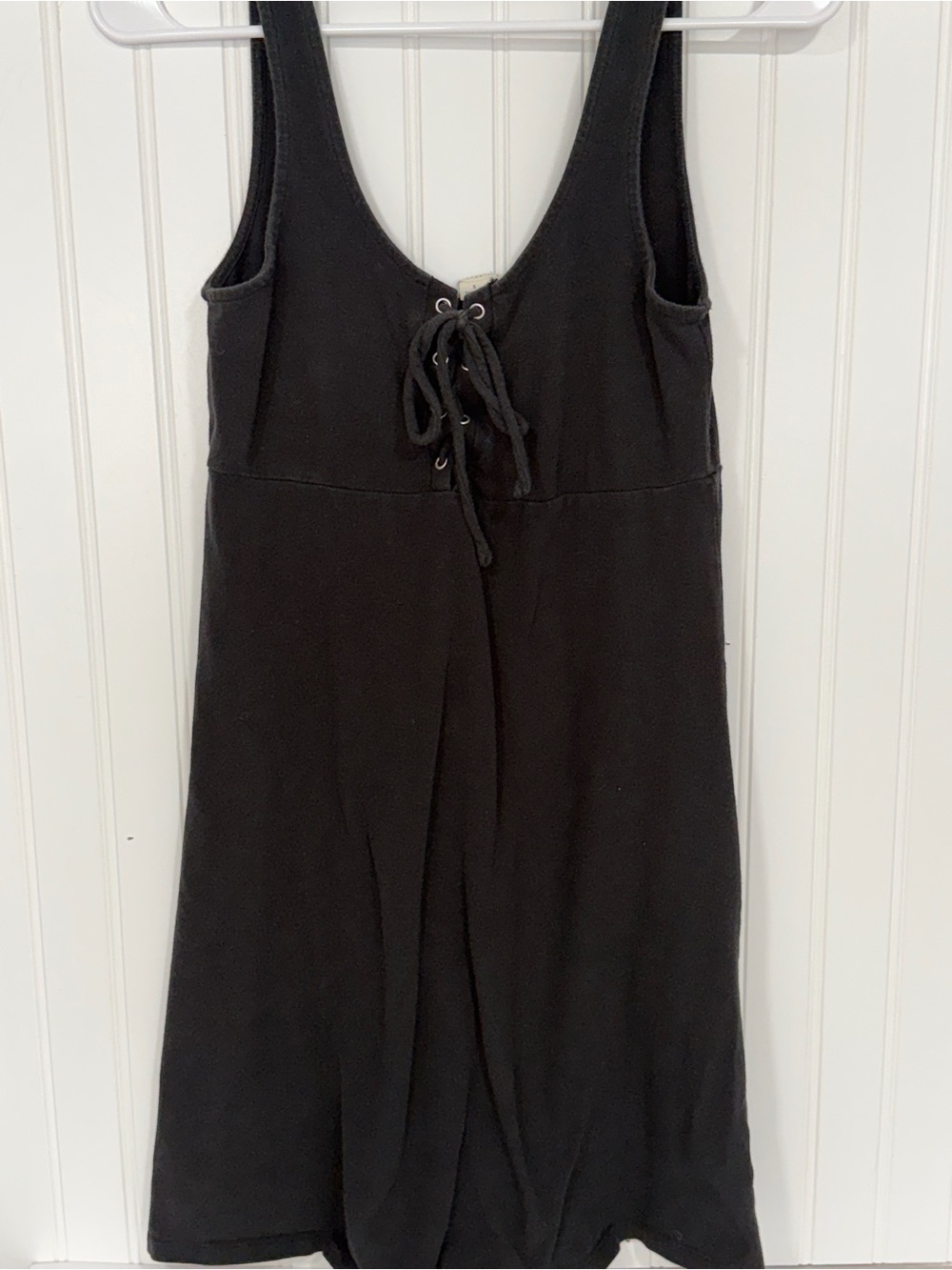Aeropostale Black Short Fit & Flare Dress Size Small Women's Scoop Neck